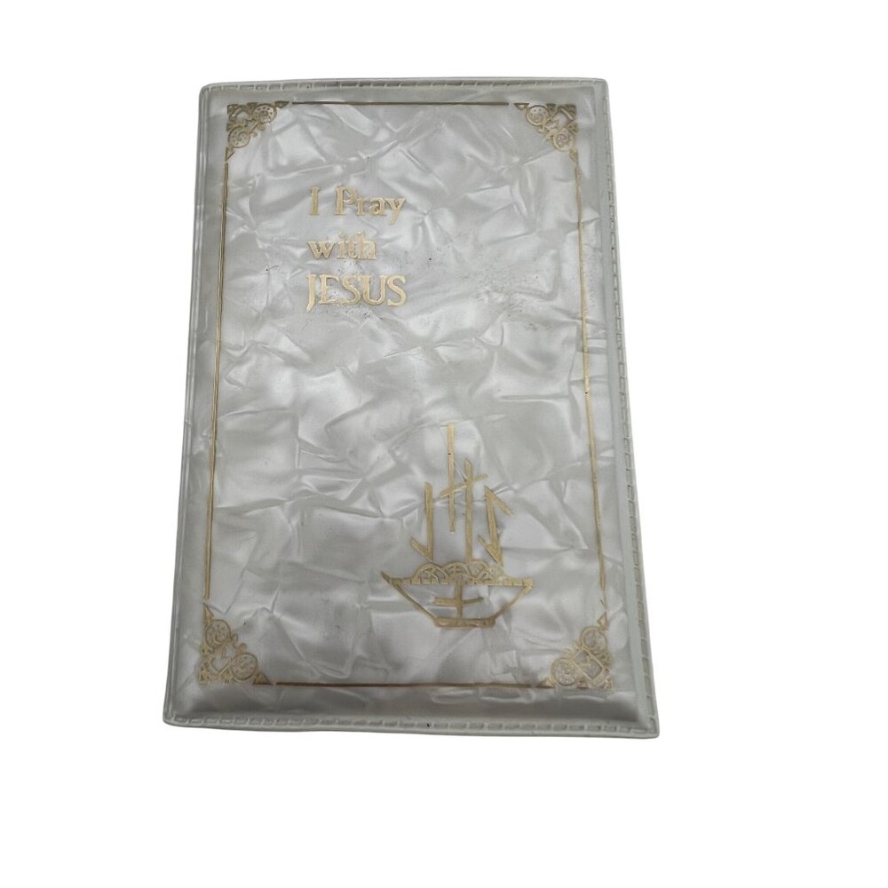 I Pray With Jesus Prayer Book Daughters Of St. Paul Plastic Cover 1983 5.25x3.5"